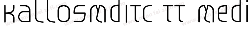 KallosMdITC TT Medium字体转换